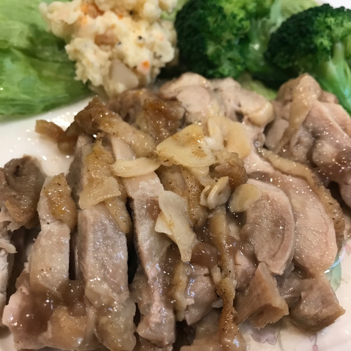 シェフに教わったローストチキンとグレービーソース!